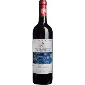 Вино La Guyennoise, "Des Gracieuses Vignes" Loving Vincent, Red, Bordeaux AOC, 2021