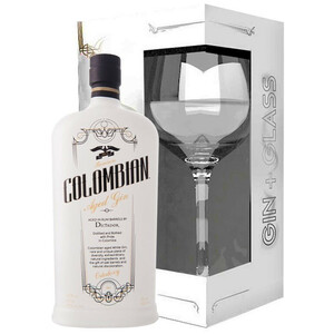 Джин "Dictador" Ortodoxy, gift box with 1 glass, 0.7 л