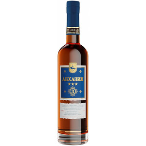 Коньяк Абхазия 3 года, 0.5 л