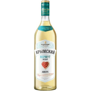 Вермут "Крымский" белый Аморе, 1 л