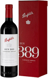 Вино Penfolds, "Bin 389" Cabernet Shiraz, 2018, gift box