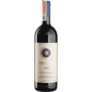 Вино "Sassicaia", Bolgheri Sassicaia DOC, 2018