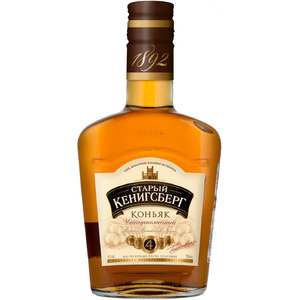 Коньяк "Старый Кенигсберг" 4-летний, 250 мл