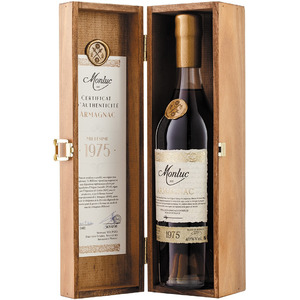 Арманьяк "Monluc" Armagnac AOC, 1975, wooden box, 0.7 л
