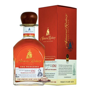 Ром "Admiral Rodney" Princessa, gift box, 0.75 л
