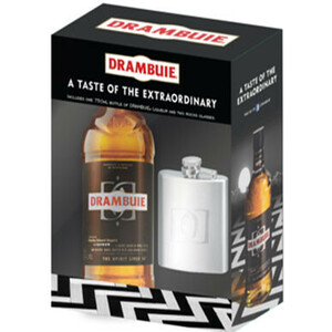 Ликер Drambuie, gift set with flask, 0.7 л