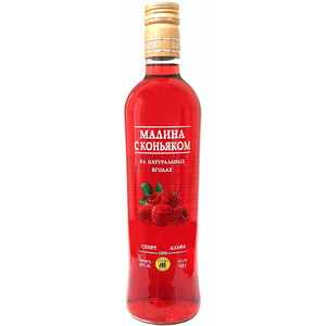 Ликер "Шуйская" Малина с коньяком, 0.5 л