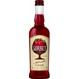 Ликер "Сорбет" Клюква на коньяке, 0.5 л