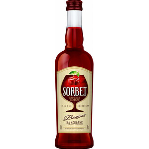 Ликер "Сорбет" Вишня на коньяке, 0.5 л