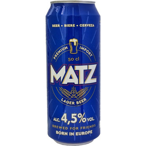 Пиво "Matz", in can, 0.5 л
