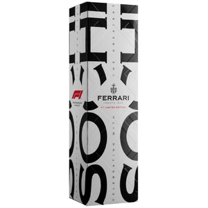 Игристое вино Ferrari, Brut "Formula 1", Trento DOC, gift box "Sochi"