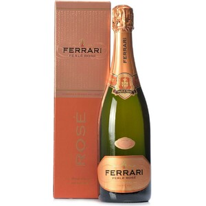 Игристое вино Ferrari, "Perle Rose" Brut, 2008, Trento DOC, gift box