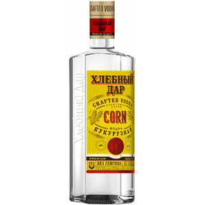 Водка "Хлебный Дар" Кукурузная (Россия), 0.5 л