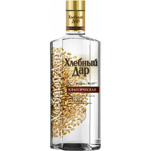 Водка "Хлебный Дар" Классическая (Россия), 0.5 л