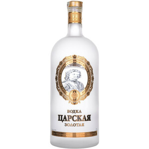 Водка "Царская" Золотая, 1.75 л