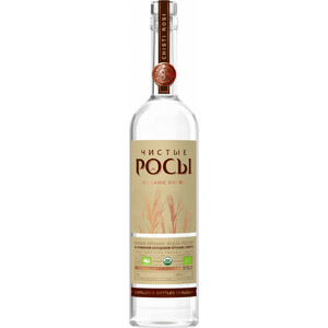 Водка "Чистые Росы" Из ячменного зерна, 0.5 л