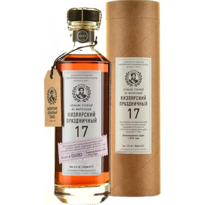 Коньяк "Кизлярский Праздничный" КС, с мюзле, в тубе, 0.5 л