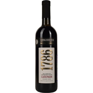 Вино Цимлянское, "1786" Саперави