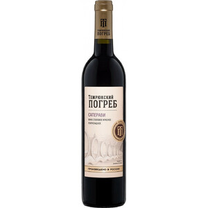 Вино "Темрюкский погреб" Саперави, 0.7 л