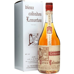 Кальвадос Calvados Lemorton, Vintage 1980, gift box, 0.7 л