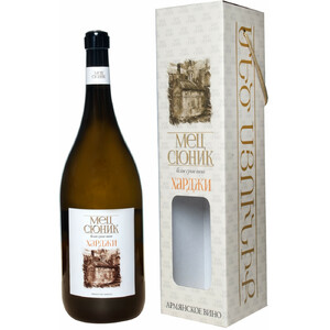 Вино "Мец Сюник" Харджи Сухое, в подарочной коробке, 3 л