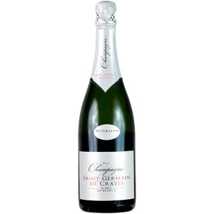 Шампанское "Saint Germain de Crayes" Millesime Blanc de Blancs Brut, Champagne АОC, 2010