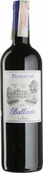 Вино "Ballade de La Pointe", Pomerol AOC, 2016