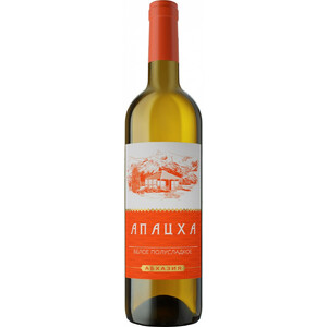 Вино "Апацха" Белое полусладкое