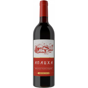 Вино "Апацха" Красное полусладкое