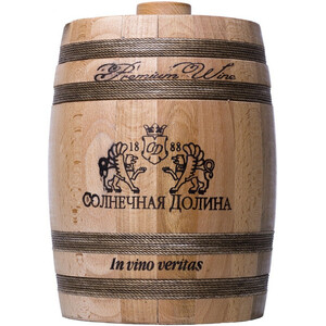 Вино "Черный Доктор Солнечной Долины", в дубовом бочонке, 1.4 л