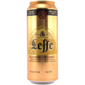 Пиво "Leffe" Blonde, in can, 0.5 л