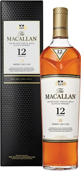 Macallan 12 Year Sherry Oak Cask Single Malt